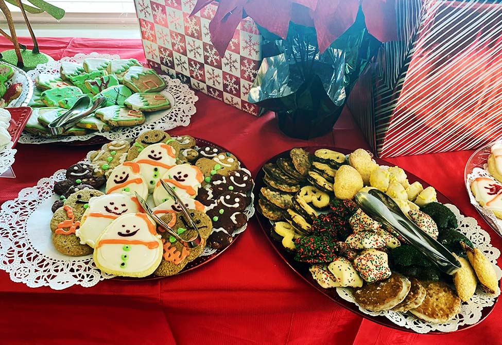 Emerson Health and Rehab annual cookie swap