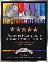Spectrum Award for best nursing home customer service in 2023